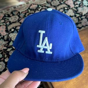 New Era 59Fifty MLB Los Angeles Dodgers Wool Royal Blue Fitted Hat